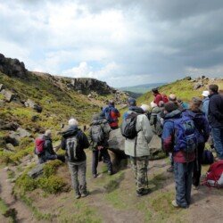 Rocky Valley, formed by rotational slumping