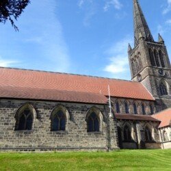 2021 - St Chads Church. Church constructed of Millstone Grit